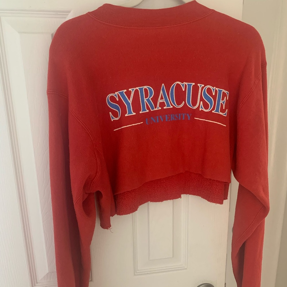 Vintage Cropped Syracuse Sweatshirt
